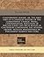 Canterburies doome, or, The first part of a compleat history of the commitment, charge, tryall, condemnation, execution of William Laud, late ... proceedings in Parliament against him (1646)