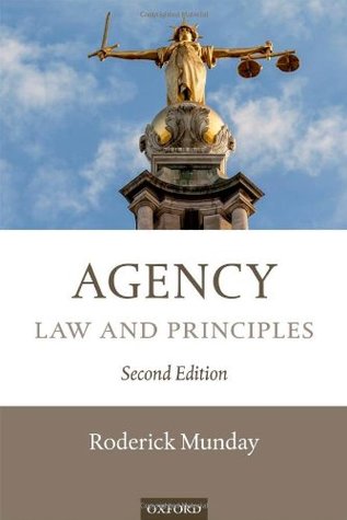 Agency: Law And Principles (Paperback)