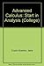 Advanced Calculus by Jane Cronin