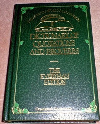 Dictionary Of Quotations And Proverbs (Paperback)