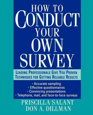 How to Conduct Your Own Survey (Paperback)
