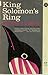 King Solomon's Ring (University Paperbacks)