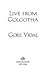 Live from Golgotha by Gore Vidal
