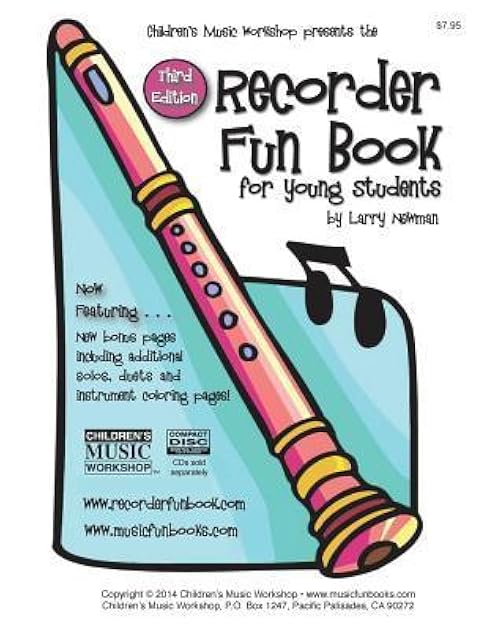 The Recorder Fun Book: for Young Students (Recorder Fun Book Series)
