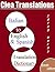 Italian To English and Spanish Dictionary (Italian Edition)