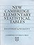 New Cambridge Elementary Statistical Tables 1ed by D.V. Lindley