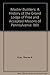 Master Builders: A History of the Grand Lodge of Free and Accepted Masons of Pennsylvania