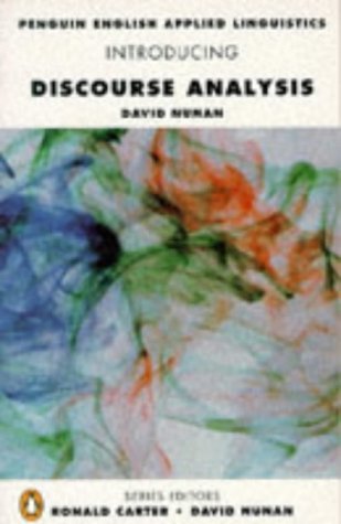 Introducing discourse analysis (Penguin English applied lingusitics)
