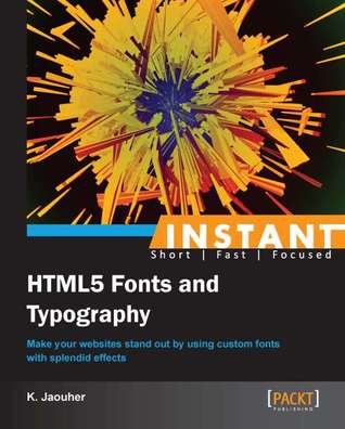 Instant Html5 Fonts and Typography