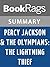 Summary & Study Guide Percy Jackson & the Olympians: The Lightning Thief by Rick Riordan