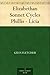 Elizabethan Sonnet Cycles P...