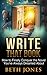 Write That Book: How to Fin...