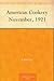 American Cookery November, 1921
