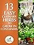 13 Easy Culinary Herbs To G...