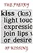 The Poetry Of Kissing