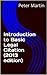 Introduction to Basic Legal...