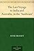 The Last Voyage to India an...