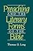 Preaching and the Literary Forms of the Bible by Thomas G. Long Preaching and the Literary Forms of the Bible by Thomas G. Long