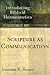 Scripture as Communication by Jeannine K. Brown Scripture as Communication by Jeannine K. Brown
