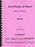 Certificate of Merit Music Theory for Piano Lv 4