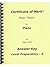Certificate of Merit Music Theory for Piano, Answer Key Levels Prep - 5