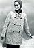 Women's Silk Tweed Knitted Coat with Angora Collar & Cuffs - A Vintage 1958 Knitting Pattern - Kindle Ebook Download (digital book, jacket, ladies, winter, rabbit)