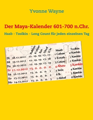 Der Maya-Kalender 601-700 n.Chr.: Haab - Tzolkin - Long Count für jeden einzelnen Tag