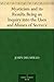 Mysticism and its Results Being an Inquiry into the Uses and ... by John Delafield