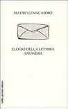 Elogio della lettera anonima
