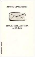 Elogio della lettera anonima