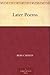 Later Poems