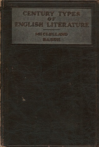 Century Types of English Literature (Hardcover)