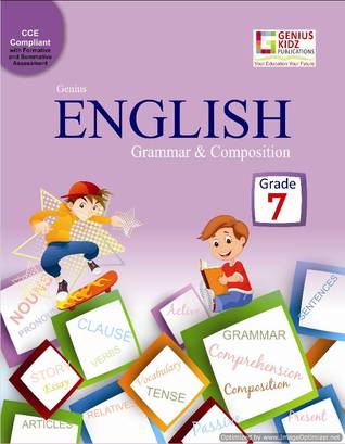 Genius Kidz English Grammar  & Compositions 7 Book
