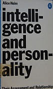 Intelligence and Personality: Their Assessment and Relationship (Paperback)