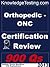 Orthopedic - ONC Certification Review (Certification in Orthopedic Nursing Book 1)