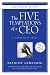 The Five Temptations of a CEO by Patrick Lencioni