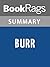 Summary & Study Guide Burr by Gore Vidal