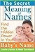 The Secret Meaning of Names...