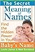 The Secret Meaning of Names by Leslie James