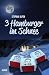 Drei Hamburger im Schnee