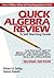 Quick Algebra Review: A Self-Teaching Guide