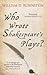 Who Wrote Shakespeare's Plays?
