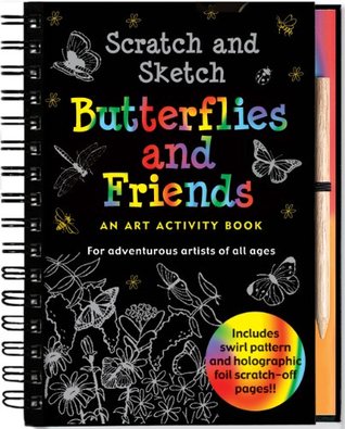 Scratch and Sketch Butterflies and Friends: An Art Activity Book (Hardcover)