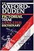 The Oxford-Duden Pictorial Thai & English Dictionary