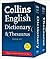 Collins Paperback Dictionary and Thesaurus Set.