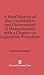 A Brief History of the Constitution and Government of Massachusetts with a Chapter on Legislative Procedure