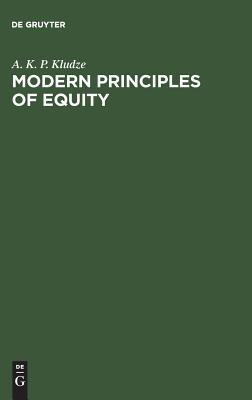 Kludze: Modern Principles of Equity Geb Law