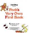 Pooh's Very Own First Book (Disney's Adventures Of Winnie The Pooh)