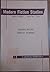 Modern Fiction Studies by Maurice Beebe