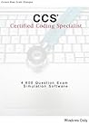 CCS Coding Exam Review Questions Simulation Software; Certified Coding Specialist; 4,600 Questions CCS, Windows PCs Only